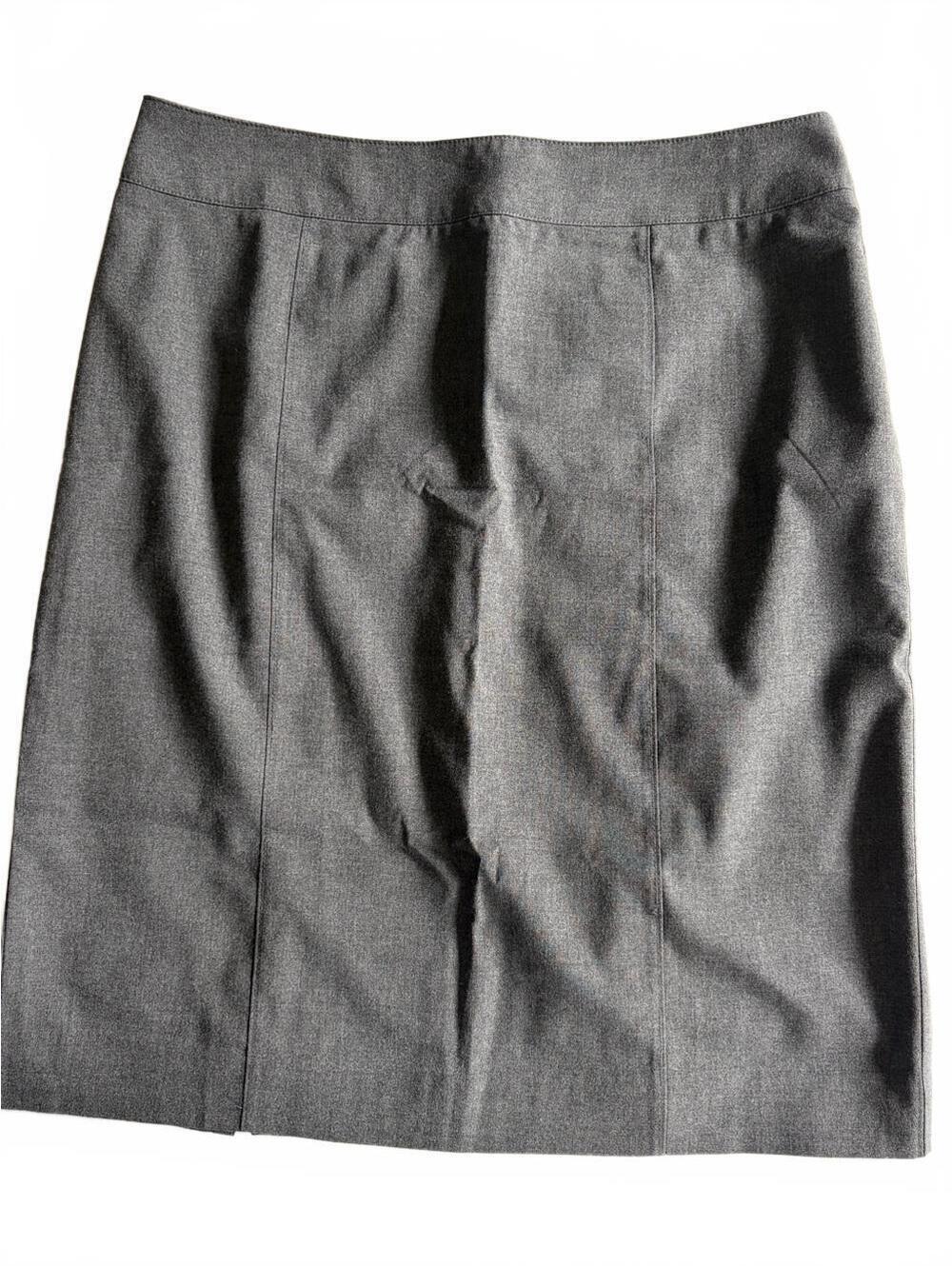 Lands' End Gray Pencil Skirt Fully Lined Classic Professional Workwear